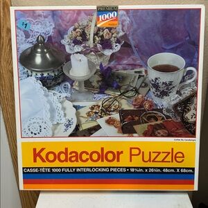 VINTAGE Kodacolor 1000-Piece Puzzle Games Winter